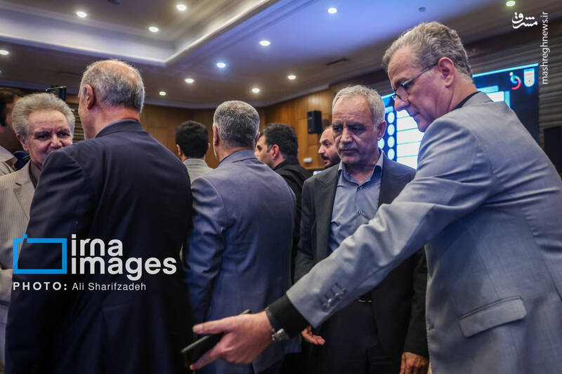 عکس / حضور چهرههای فوتبالی در قرعهکشی لیگ برتر فوتبال 24