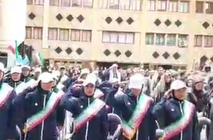 فیلم / سلام نظامی کاروان اعزامی ایران به مسابقات چنگدو چین