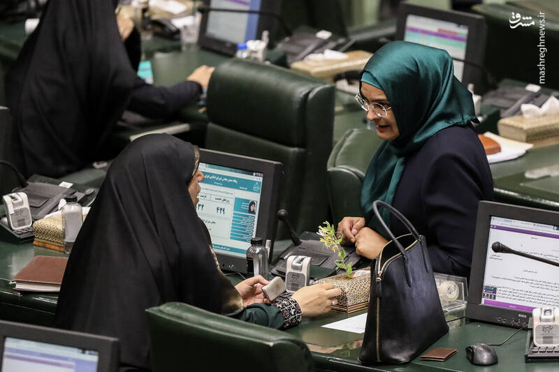 عکس / حضور وزیر ارشاد در صحن علنی مجلس 12