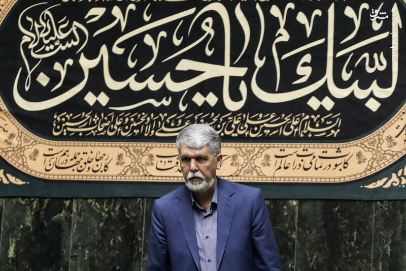 عکس / حضور وزیر ارشاد در صحن علنی مجلس 11