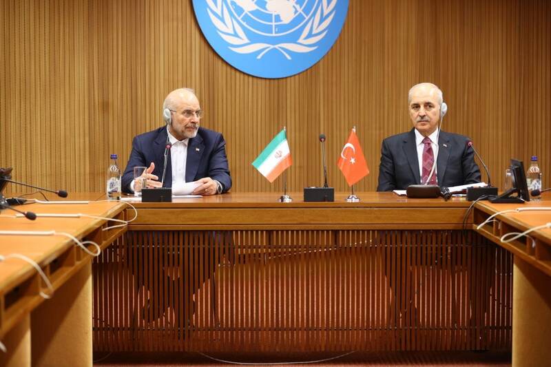 روسای مجالس ایران و ترکیه در ژنو دیدار کردند