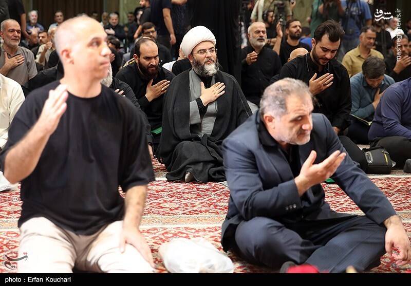 عکس / مراسم سالگرد شهادت اسماعیل هنیه و چهلم سردار ایزدی 28