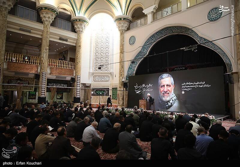 عکس / مراسم سالگرد شهادت اسماعیل هنیه و چهلم سردار ایزدی 29