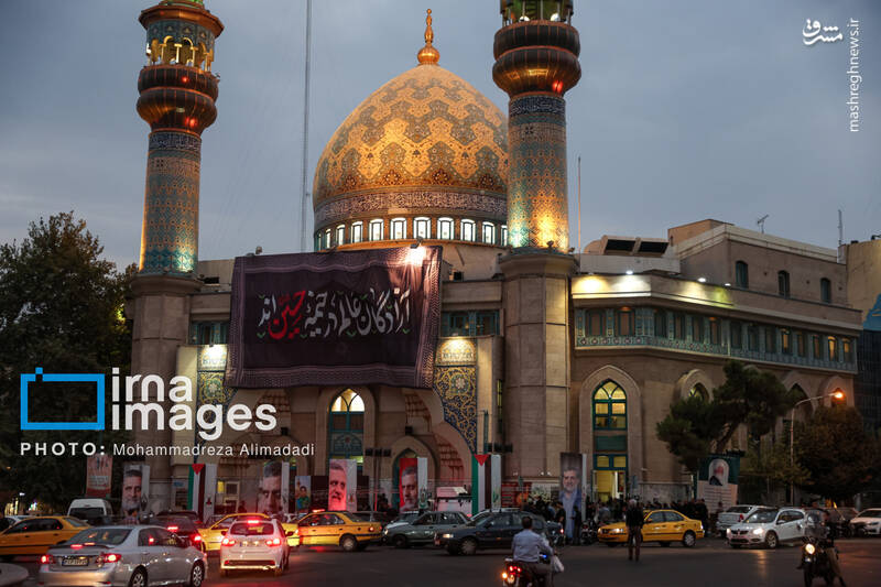 عکس / مراسم سالگرد شهادت اسماعیل هنیه و چهلم سردار ایزدی 48