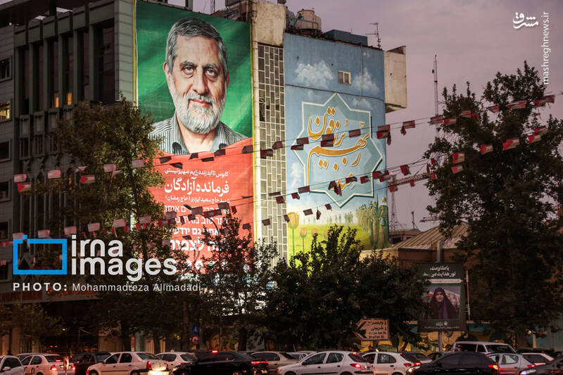 عکس / مراسم سالگرد شهادت اسماعیل هنیه و چهلم سردار ایزدی 47