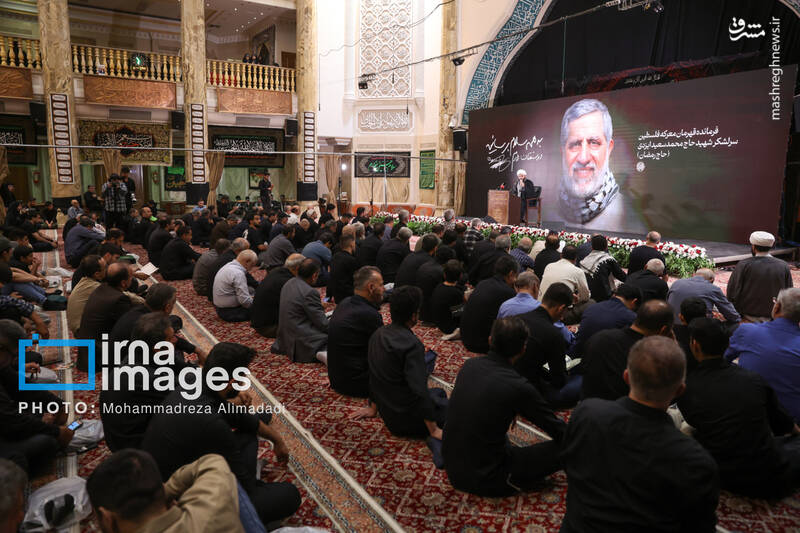 عکس / مراسم سالگرد شهادت اسماعیل هنیه و چهلم سردار ایزدی 41