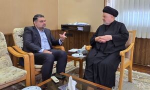 دیدار دبیرکل حزب نسل نو با حجت الاسلام شهرستانی