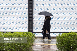 رگبار و رعد و برق در برخی نقاط تهران