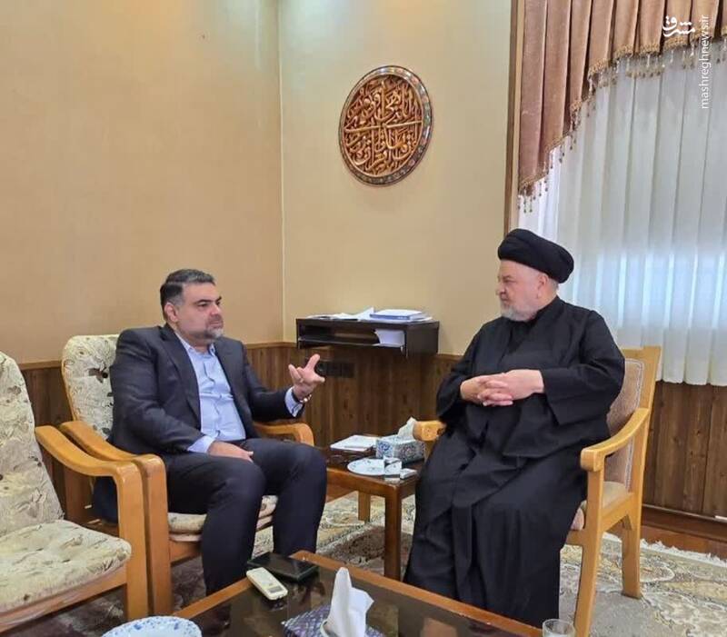 دیدار دبیرکل حزب نسل نو با حجت الاسلام شهرستانی