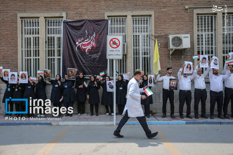 عکس / یادمان شهدای کودک ایران و غزه در بیمارستان امام خمینی (ره) 2