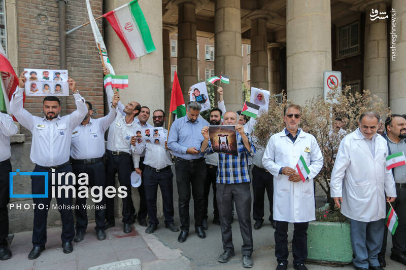 عکس / یادمان شهدای کودک ایران و غزه در بیمارستان امام خمینی (ره) 23