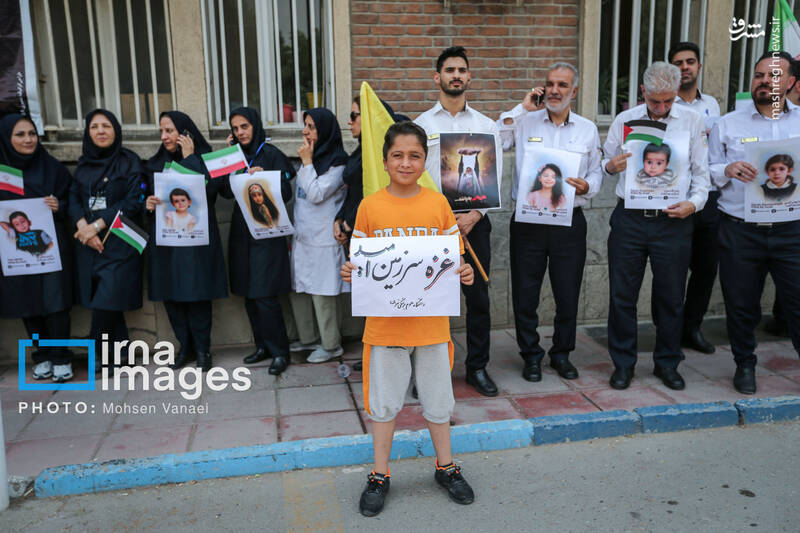 عکس / یادمان شهدای کودک ایران و غزه در بیمارستان امام خمینی (ره) 22