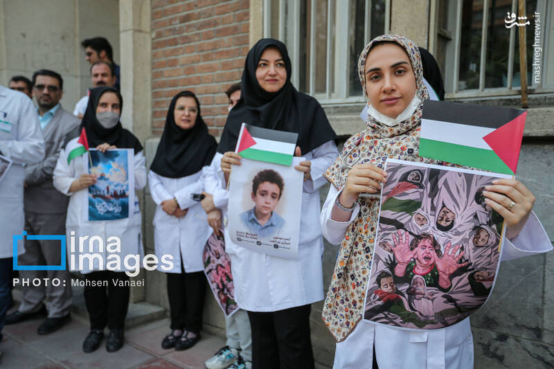 عکس / یادمان شهدای کودک ایران و غزه در بیمارستان امام خمینی (ره) 13