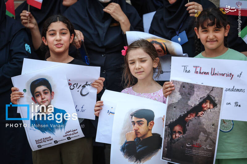 عکس / یادمان شهدای کودک ایران و غزه در بیمارستان امام خمینی (ره) 7