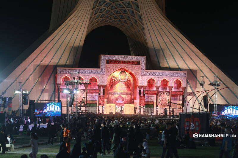 رویداد «محرم شهر» در میدان آزادی تهران
