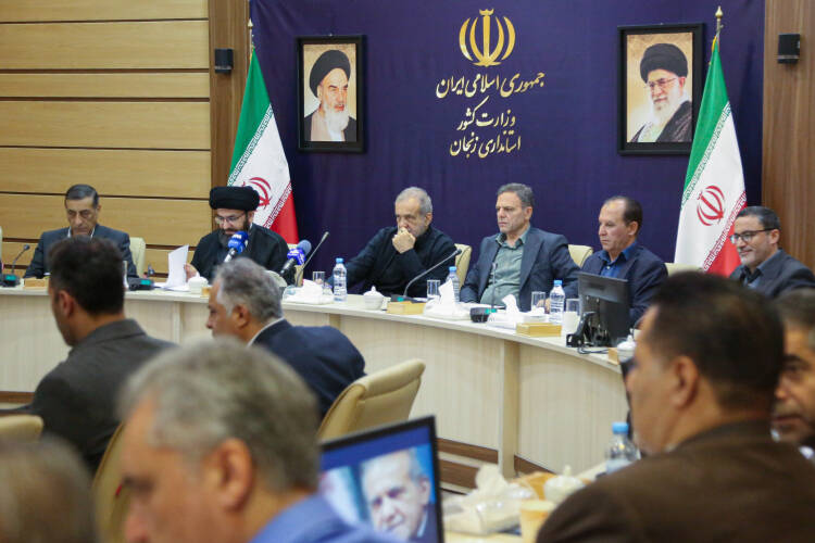 سفر پزشکیان به زنجان به روایت تصویر