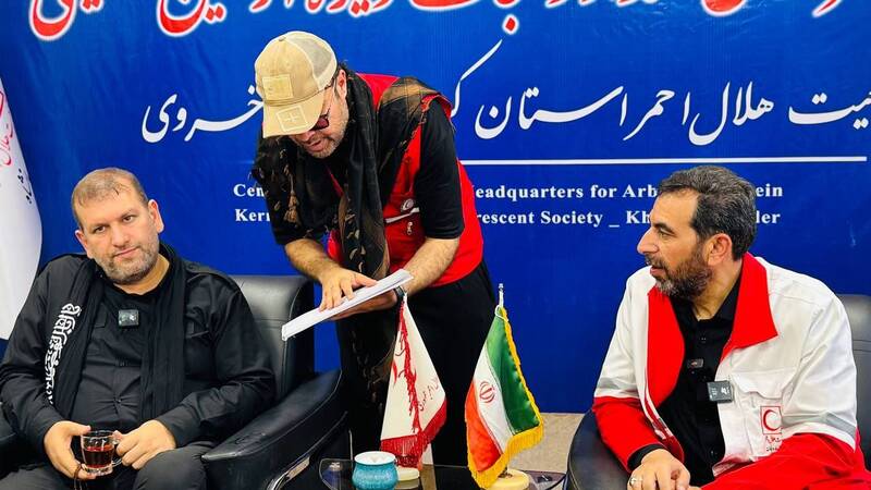 عکس/ بازدید دبیرکل جمعیت هلالاحمر از قرارگاه مرزی خسروی