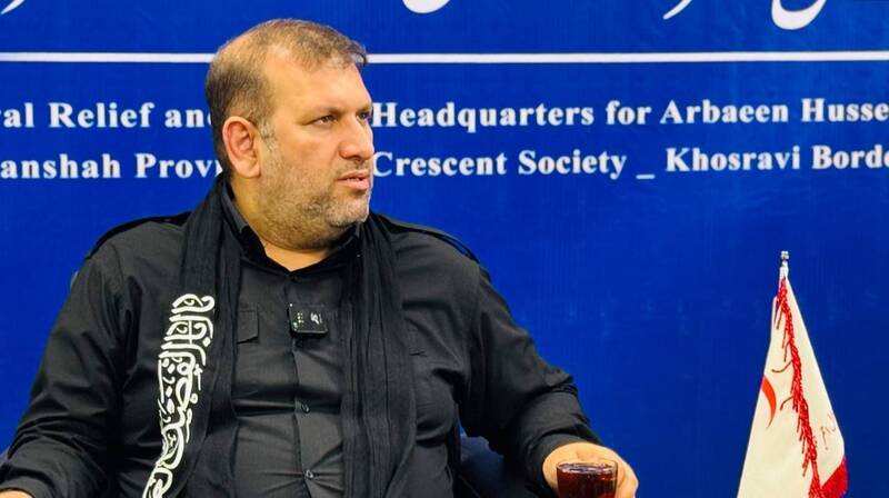 عکس/ بازدید دبیرکل جمعیت هلالاحمر از قرارگاه مرزی خسروی