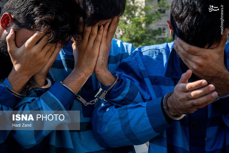 عکس / بازسازی صحنه زورگیری در سعادتآباد 9