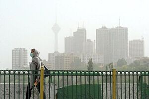 وضعیت هوای تهران نارنجی شد
