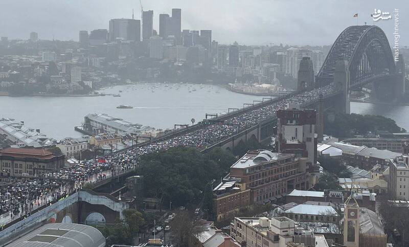 انتفاضه بینظیر استرالیا در حمایت از مردم غزه