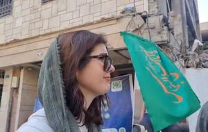 فیلم / اشک‌های خبرنگار آمریکایی برای شهدای ایران در جنگ 12 روزه