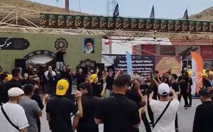 فیلم/ عزاداری زائران گرجستانی در مرز بازرگان