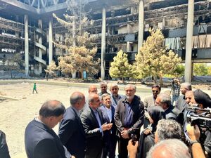 فیلم / بازدید نمایندگان از ساختمان شیشه‌ای صداوسیما