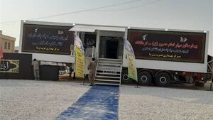 مجهزترین بیمارستان صحرایی سپاه در مرز خسروی دایر شد