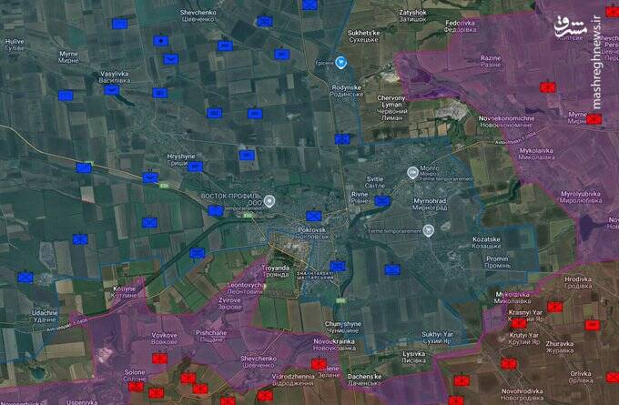 نگاهی به آخرین وضعیت خطوط تماس در دونتسک و خارکیف / ۹ شهر مهم اوکراین که در آستانه سقوط قرار دارند +نقشه و تصاویر