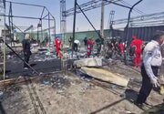 آتش‌سوزی یک موکب در مهران و فوت یک خانم