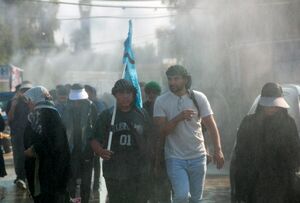 زائران اربعین حسینی در پایانه مرزی خسروی