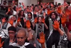 تظاهرات همبستگی با غزه در بروکسل