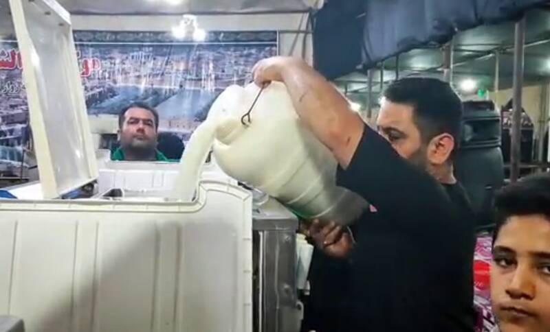  موکب بستنی در شلمچه