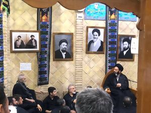 عکس/ مجلس روضه در بیت امام راحل در نجف