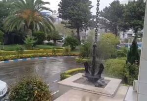فیلم/ بارش شدید باران در بندر انزلی