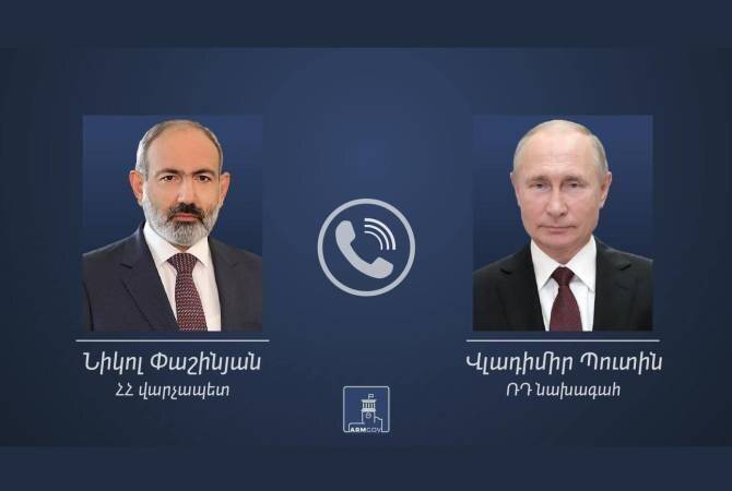 تماس تلفنی پوتین و پاشینیان