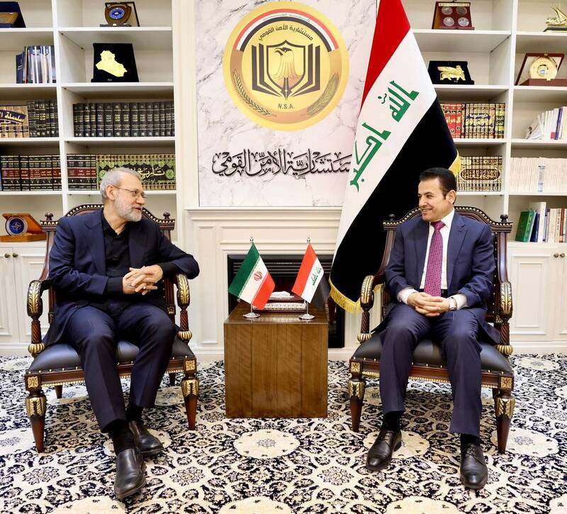 رایزنی لاریجانی با مشاور امنیت ملی عراق