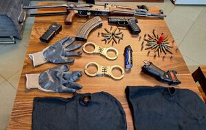 فیلم/بازداشت مرد تا دندان مسلح در شهرری