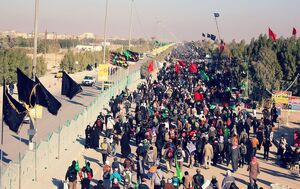 حس و حال زائرین اربعین در مسیر نجف به کربلا