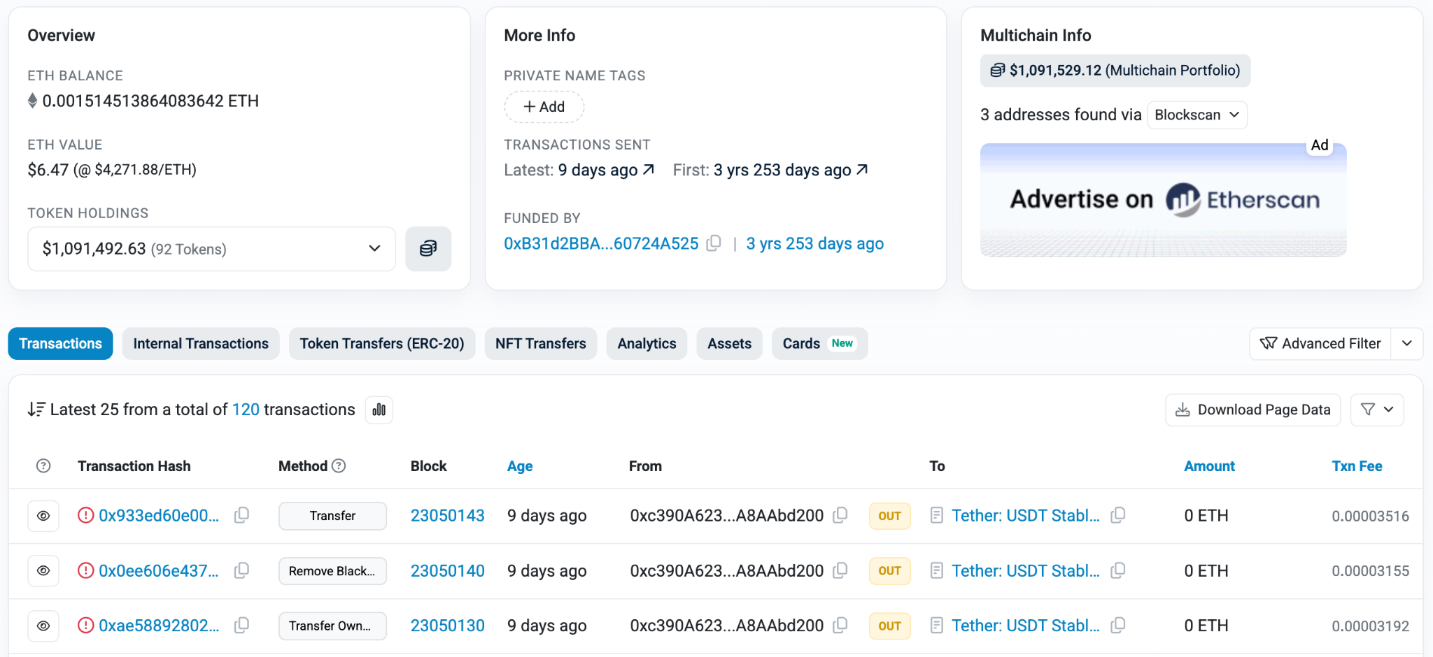 فریز شدن تتر در تراست والت، دلایل و روش های جلوگیری