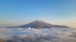 تصویر زیبایی از شکوه امروز قله دماوند