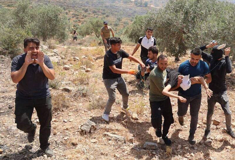 شهادت یک فلسطینی به ضرب گلوله شهرکنشینان صهیونیست در نابلس
