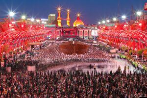 ایده جالب "کشتی نجات امام حسین" توسط موکب بنی عامر عراق