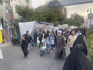 حضور طائب در مراسم جاماندگان اربعین