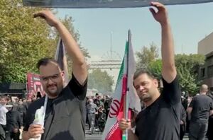 فیلم/ پویش حمایت از موشک‌های ایران به تهران هم رسید