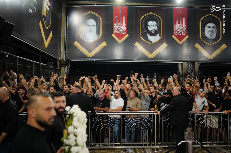 استقبال مردم لبنان از حضور لاریجانی در مزار سید حسن نصرالله