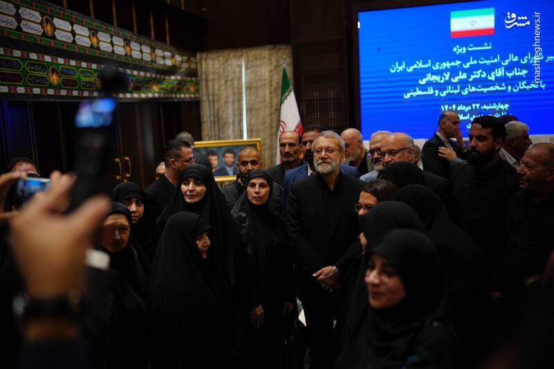 دیدار نخبگان و شخصیت‌های لبنانی و فلسطینی با لاریجانی