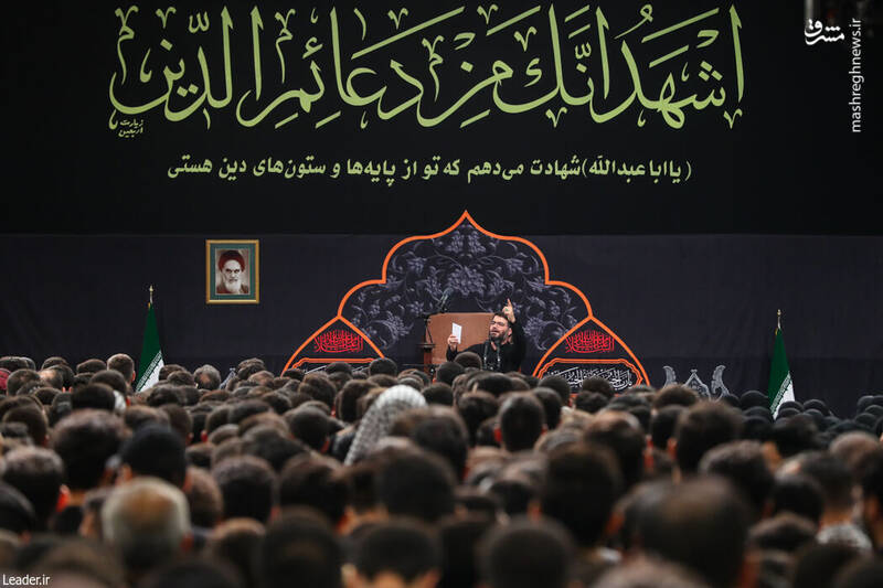 مراسم عزاداری هیئتهای دانشجویی در حسینیه امام خمینی (ره)