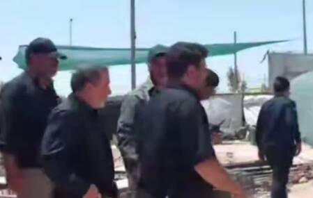 حضور وزیر خارجه در مسیر پیاده روی اربعین